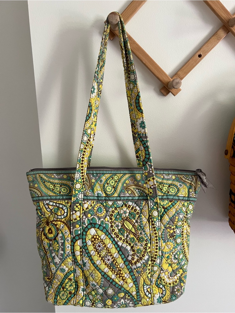 Vera Bradley Lemon Parfait Betsy Tote (retired)